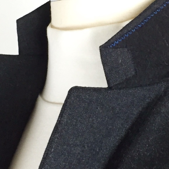 Zara blazer grey Made in Spain roll up sleeves - Picture 6 of 8